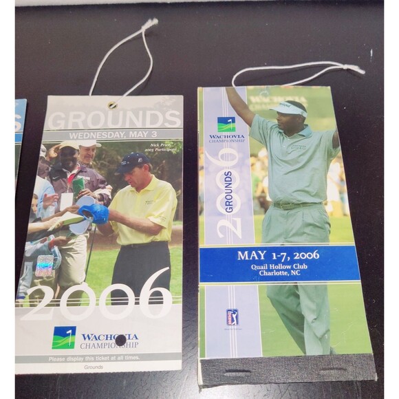 Jim Furyk Winner Autograph Signed 2006 Wachovia Championship Grounds Golf - Picture 4 of 6